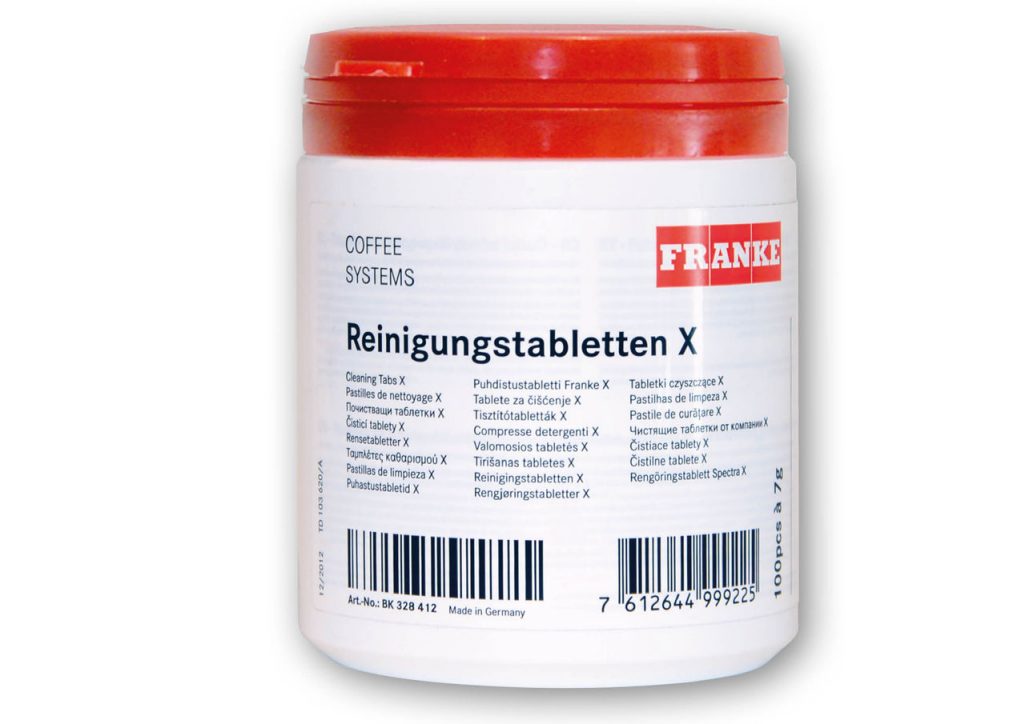 Franke Coffee Systems, Franke claning tabs